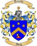 Tosatto Family Crest from Italy