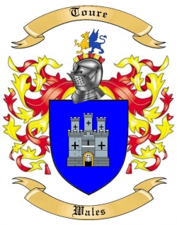 Toure Family Crest from Wales