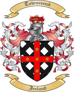 Townesend Family Crest from Ireland