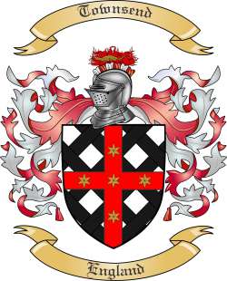 Townsend Family Crest from England