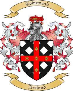 Townsend Family Crest from Ireland
