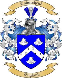 Townshend Family Crest from England2