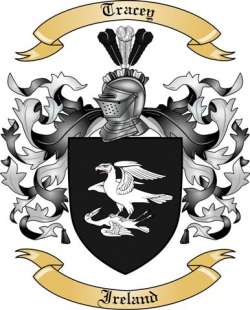 Tracey Family Crest from Ireland