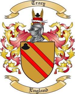 Tracy Family Crest from England