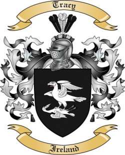 Tracy Family Crest from Ireland
