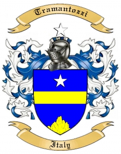 Tramantozzi Family Crest from Italy