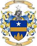 Tramonti Family Crest from Italy