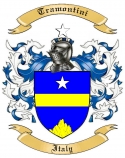 Tramontini Family Crest from Italy