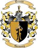 Traudt Family Crest from Germany
