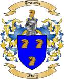 Trauzzi Family Crest from Italy