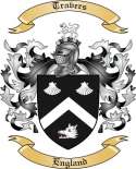 Travers Family Crest from England