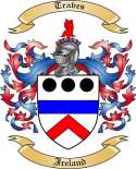 Traves Family Crest from Ireland
