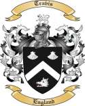 Travis Family Crest from England