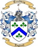 Treadway Family Crest from England