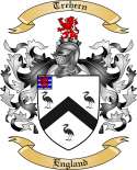 Trehern Family Crest from England
