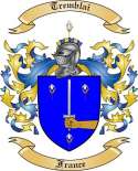 Tremblai Family Crest from France