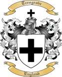 Trengrove Family Crest from England