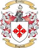 Tresler Family Crest from England