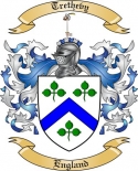 Trethevy Family Crest from England