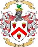 Trew Family Crest from England