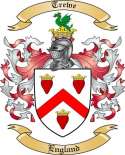 Trewe Family Crest from England