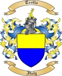 Trotta Family Crest from Italy