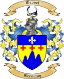 Troxel Family Crest from Germany