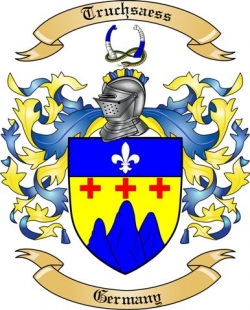 Truchsaess Family Crest from Germany