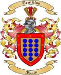 Trujillos Family Crest from Spain