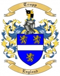 Trupp Family Crest from England