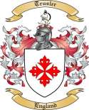 Trusler Family Crest from England