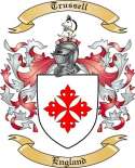 Trussell Family Crest from England