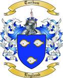 Turban Family Crest from England