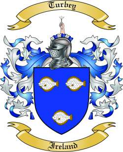 Turbey Family Crest from Ireland