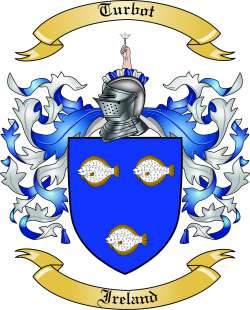 Turbot Family Crest from Ireland