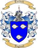 Turbott Family Crest from England