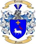 Turcate Family Crest from France