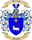 Turcott Family Crest from France