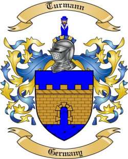Turmann Family Crest from Germany
