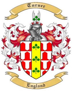 Turner Family Crest from England