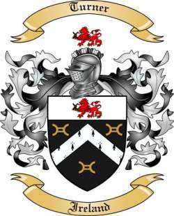 Turner Family Crest from Ireland