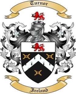 Turnor Family Crest from Ireland