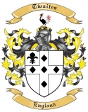 Twaites Family Crest from England