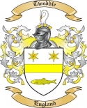 Tweddle Family Crest from England