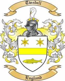 Twedell Family Crest from England
