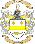 Twedell Family Crest from Scotland