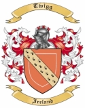 Twigg Family Crest from Ireland