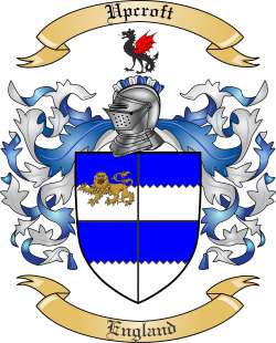 Upcroft Family Crest from England