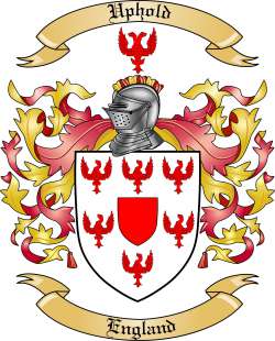 Uphold Family Crest from England