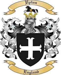 Upton Family Crest from England